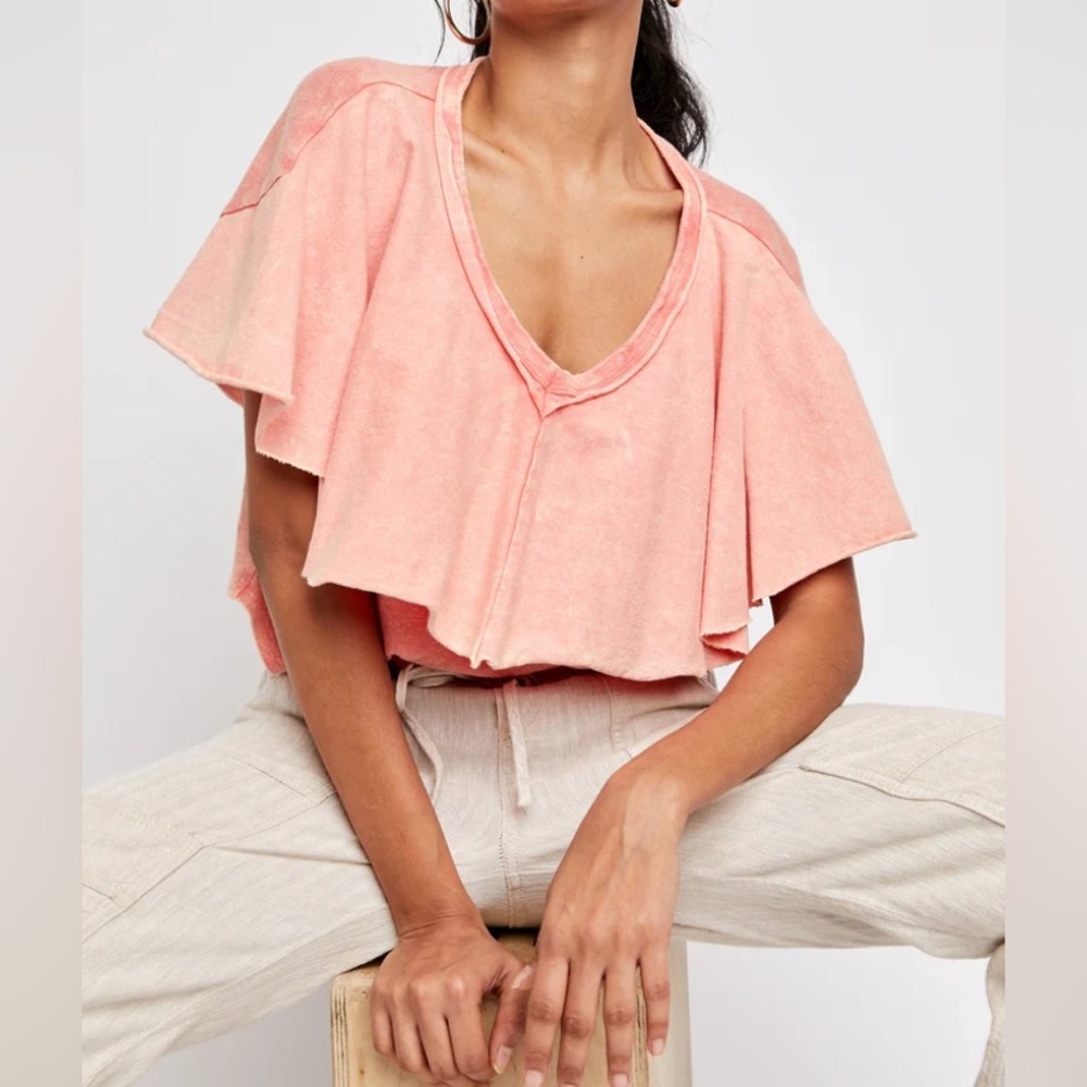 Free People Girl Talk Tee